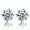 925 Sterling Silver Tiny Crystal Stud Earrings 11