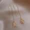 Exquisite Crystal Ear Line Hanging Earrings 15