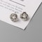 Tiny Metal Twist Round Stud Earrings 10