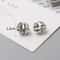 Tiny Metal Twist Round Stud Earrings 11