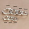 Stainless Steel Minimal Crystal Huggie Hoops Set 19