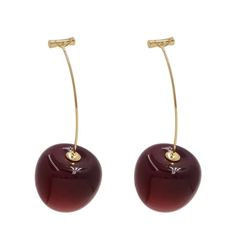 Cute Cherry Fruit Acrylic Earrings 5