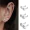 3Pair Classic Cubic Zirconia ScrewBack Stud Set 2