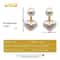 Sweet Heart Pearl Drop Earrings 6