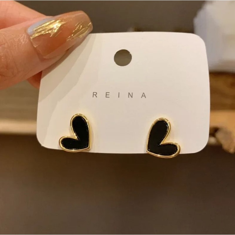 Sweet Heart Pearl Drop Earrings 7