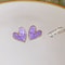 Sweet Heart Pearl Drop Earrings 12