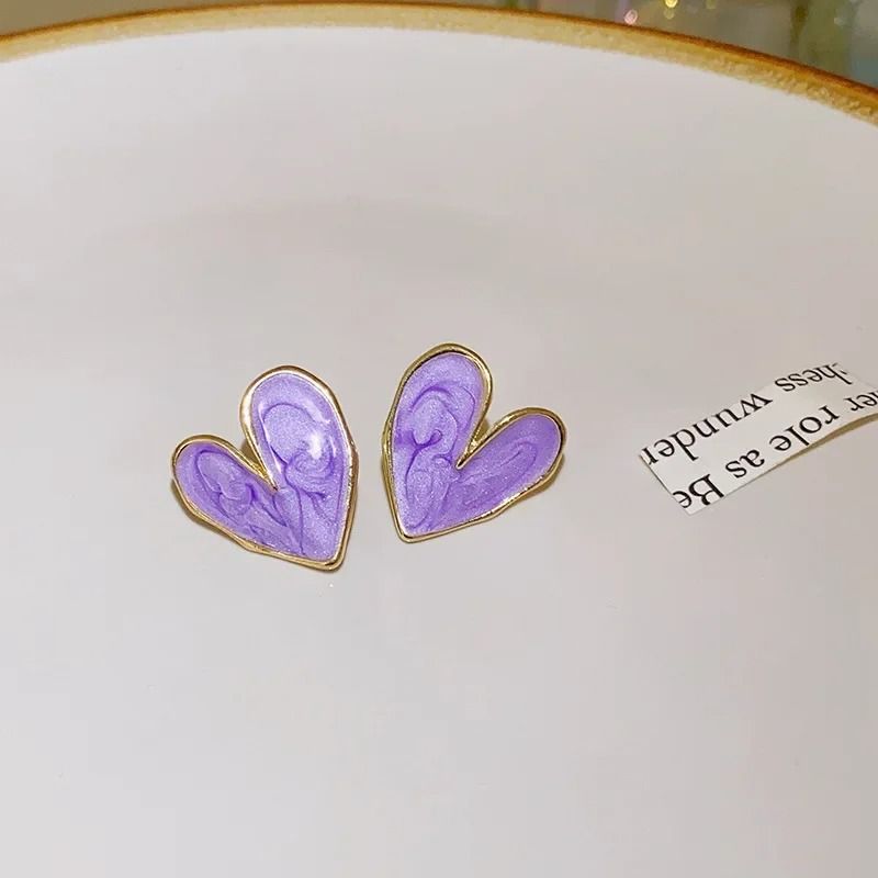 Sweet Heart Pearl Drop Earrings 12