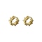Personality Irregular Wavy Pleated Hoop Earrings 5