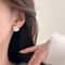 Delicate Camellia Flower Stud Earrings 3
