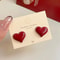 Professional Retro Style Red Bowknot Stud Earrings 8