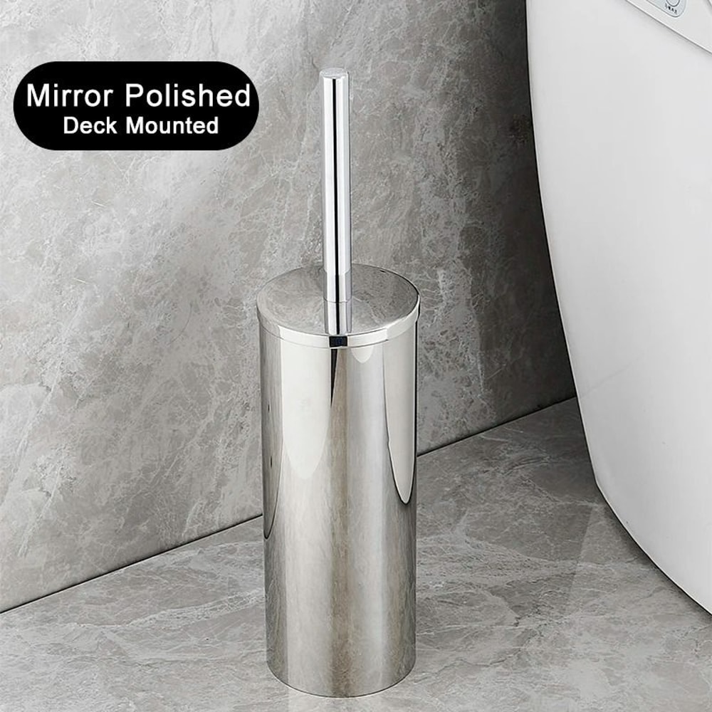 Stainless Steel WallMounted Toilet Brush Set 9