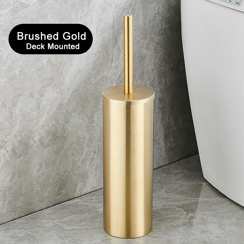 Stainless Steel WallMounted Toilet Brush Set 10
