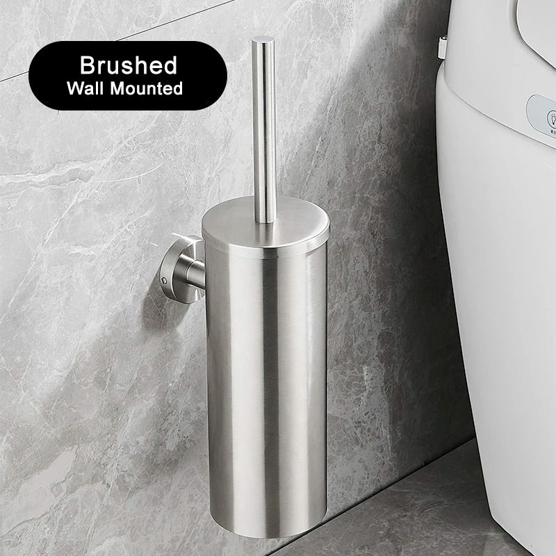 Stainless Steel WallMounted Toilet Brush Set 12