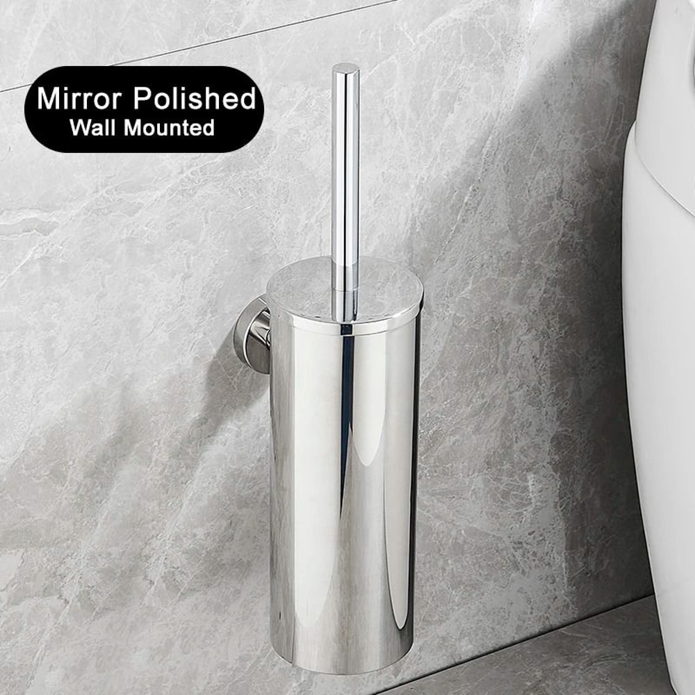 Stainless Steel WallMounted Toilet Brush Set 13