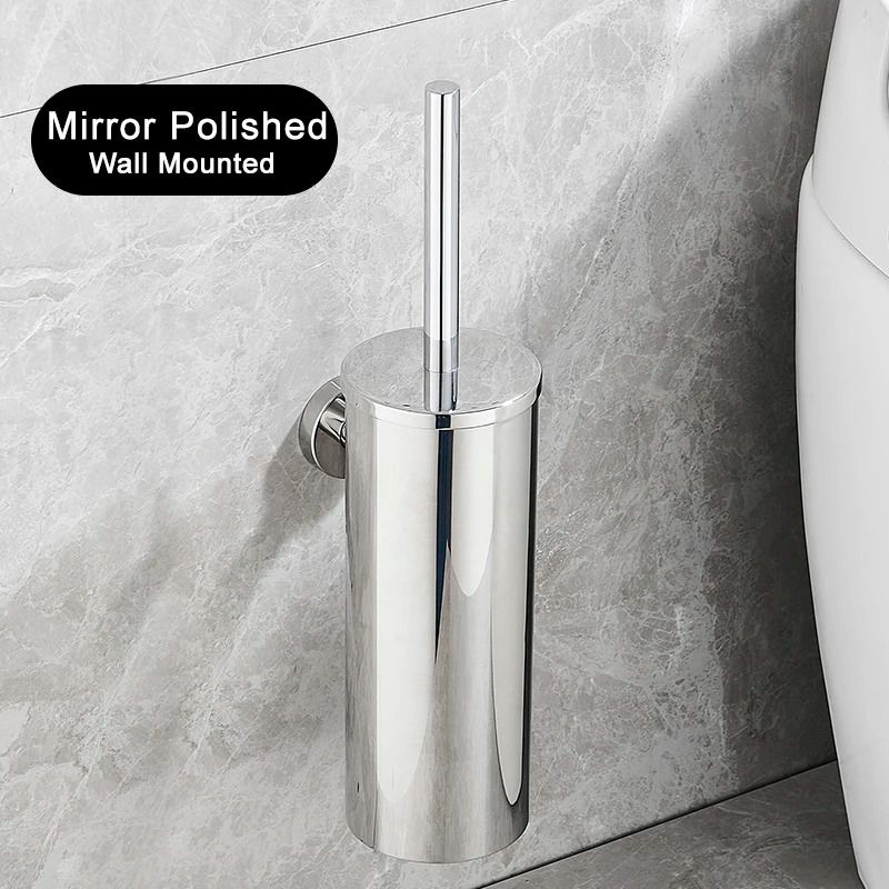 Stainless Steel WallMounted Toilet Brush Set 13