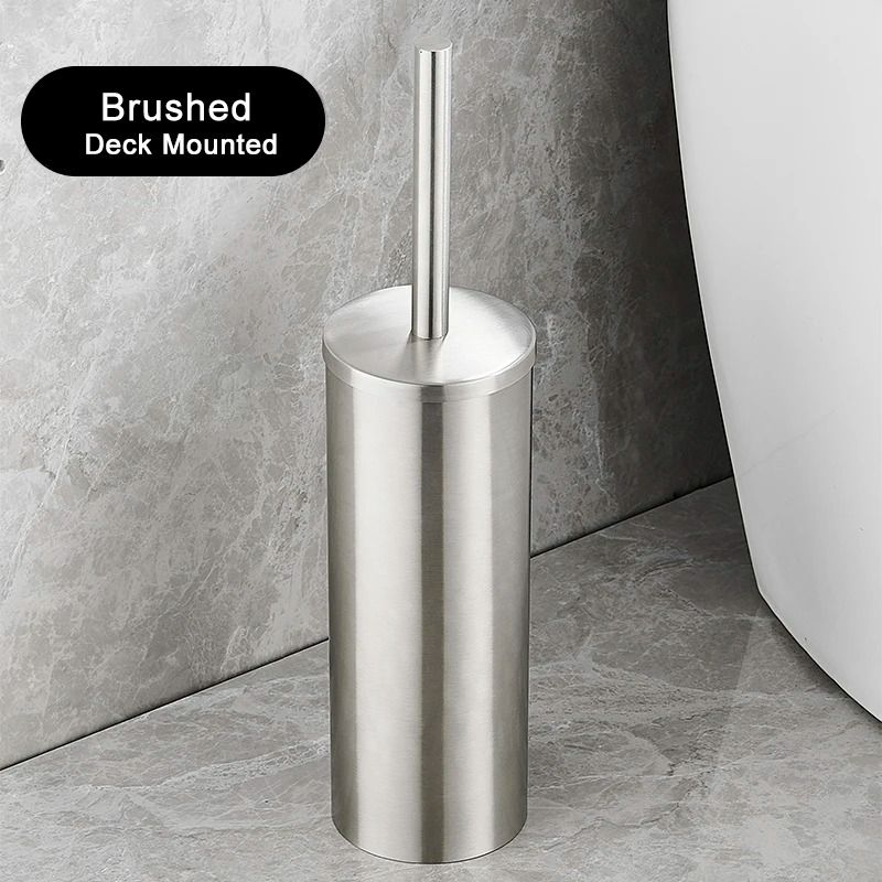 Stainless Steel WallMounted Toilet Brush Set 8