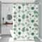 Green Leaves QuickDry Shower Curtain 0