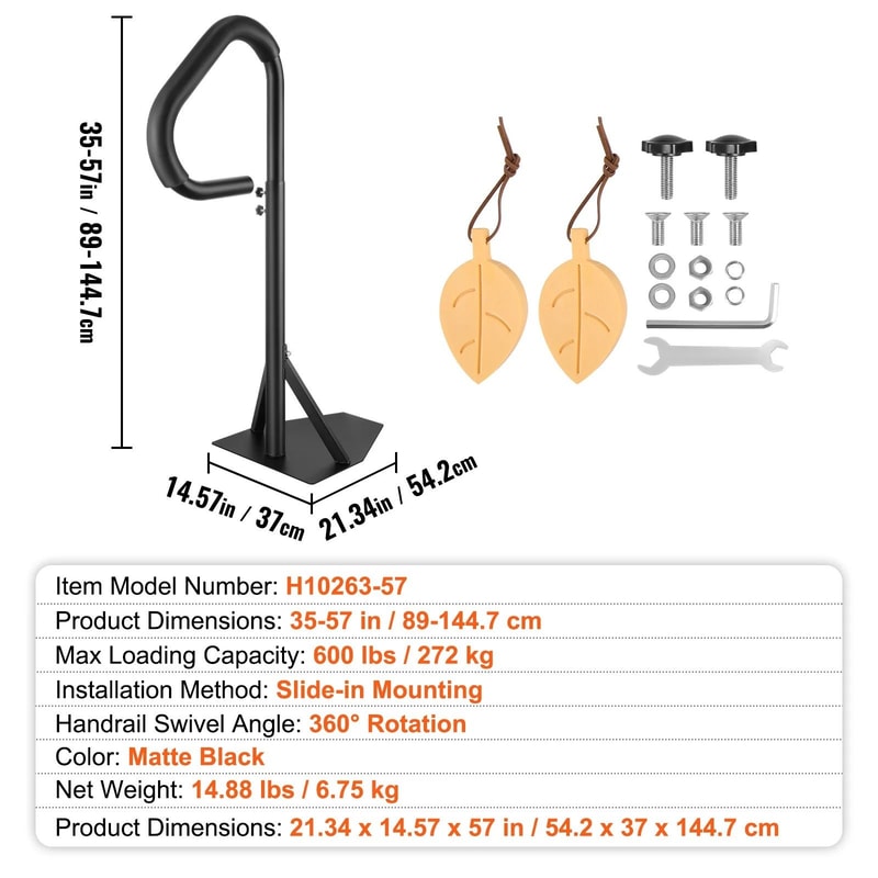 360 Rotatable Spa Side Handrail 6