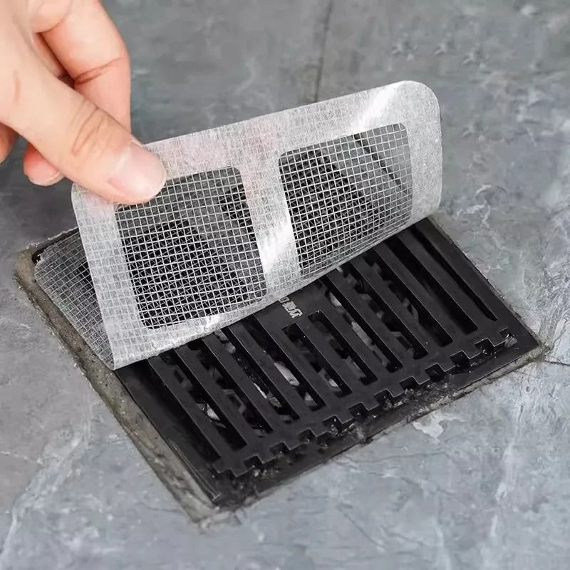 Disposable Hair Catchers Drain Mesh Stickers 1
