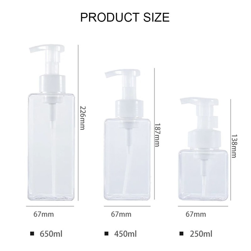 Refillable Foaming Soap Dispenser Bottle 6