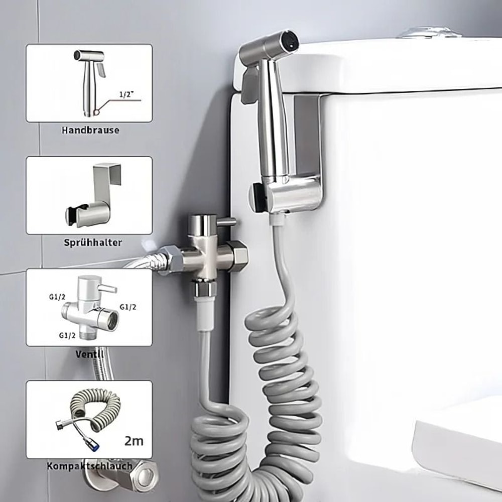 Handheld Bidet Toilet Sprayer Kit 0