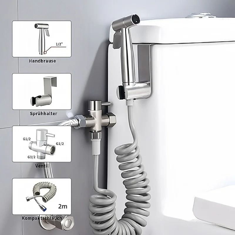 Handheld Bidet Toilet Sprayer Kit 7