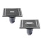 Square AntiOdor Stainless Steel Floor Drain 6