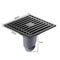 Square AntiOdor Stainless Steel Floor Drain 7