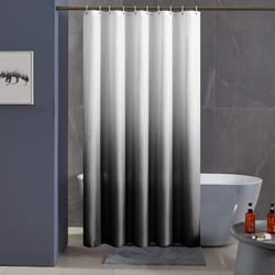 gradual change digital printing shower curtain
