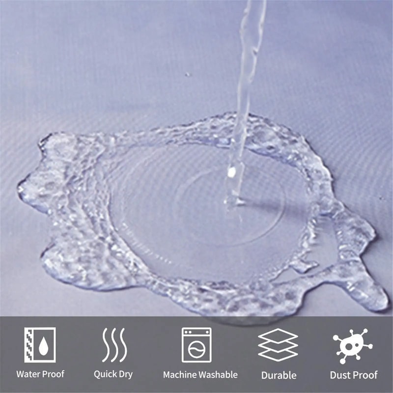 Gradual Change Digital Printing Shower Curtain 3