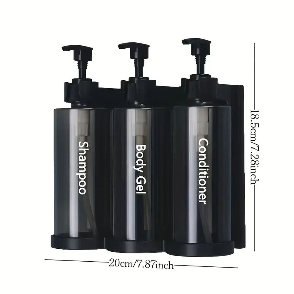 300ML WallMounted Shower Lotion Dispenser 5