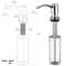 Sleek BuiltIn Kitchen Sink Soap Dispenser 360ml Modern Countertop Pump For Liquid Soap 5