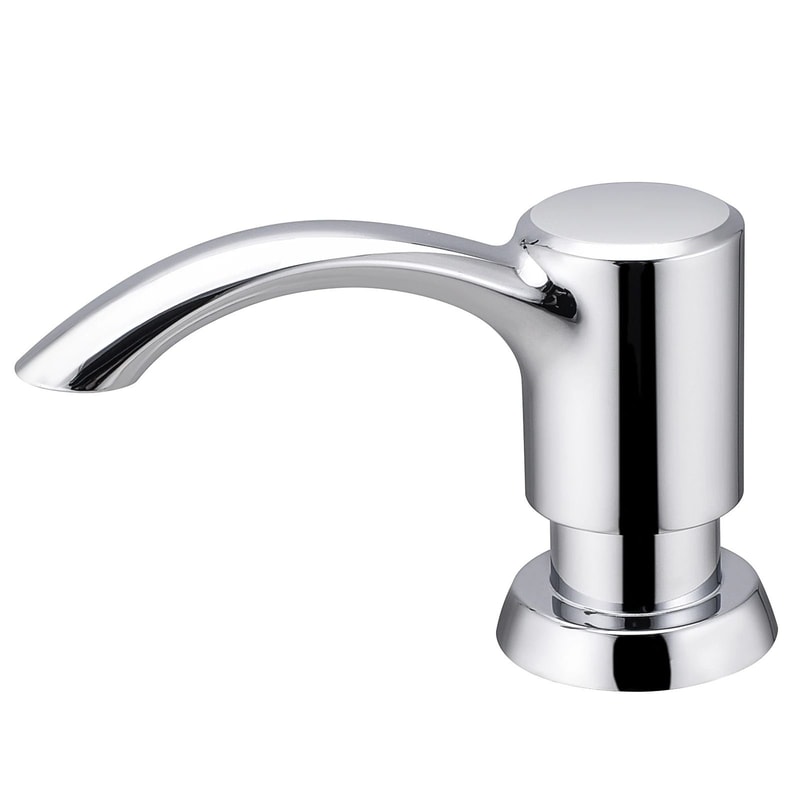 Sleek BuiltIn Kitchen Sink Soap Dispenser 360ml Modern Countertop Pump For Liquid Soap 6