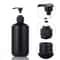 Matte Black Luxury Soap And Shampoo Dispenser Refillable HighCapacity Bathroom Pump For Modern Hom 2