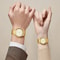 Luxury Golden Stainless Steel Quartz Watch Elegant Japan Movement Wristwatch For Men And Women 2