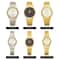 Luxury Golden Stainless Steel Quartz Watch Elegant Japan Movement Wristwatch For Men And Women 3