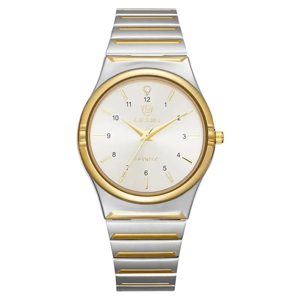 Luxury Golden Stainless Steel Quartz Watch Elegant Japan Movement Wristwatch For Men And Women 10