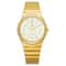 Luxury Golden Stainless Steel Quartz Watch Elegant Japan Movement Wristwatch For Men And Women 8