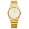 Luxury Golden Stainless Steel Quartz Watch Elegant Japan Movement Wristwatch For Men And Women 8