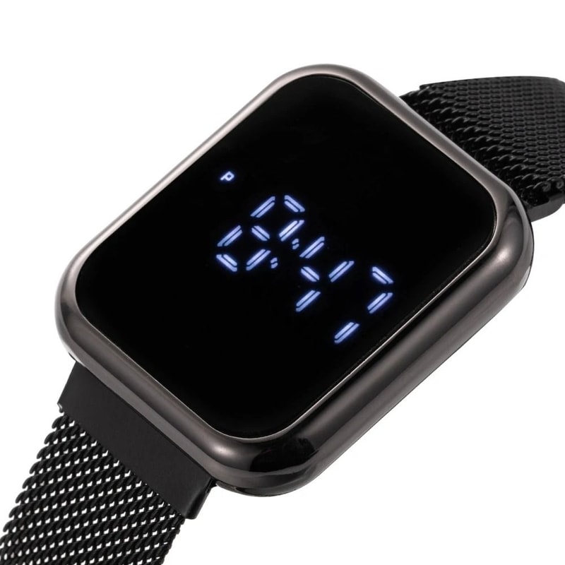 Digital LED Couple Watch Modern Waterproof Electronic Timepiece For Men And Women 10