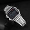 Retro Digital Stainless Steel Sports Watch Waterproof MilitaryStyle Electronic Wristwatch For Men 7