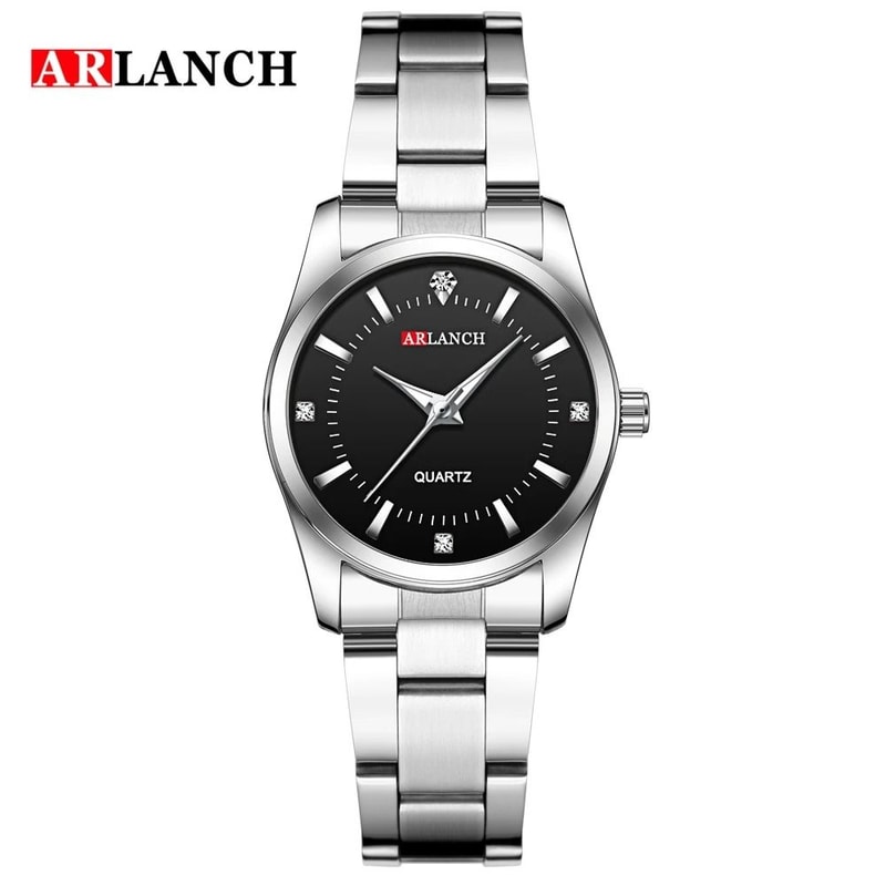 Rhinestone Minimalist Watch Fashionable Stainless Steel Pink Dial Timepiece For Outdoor And Travel 9