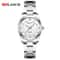 Rhinestone Minimalist Watch Fashionable Stainless Steel Pink Dial Timepiece For Outdoor And Travel 8