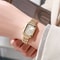 Square Roman Scale Watch Luxury Gold Alloy Quartz Wristwatch For FashionForward Women 7