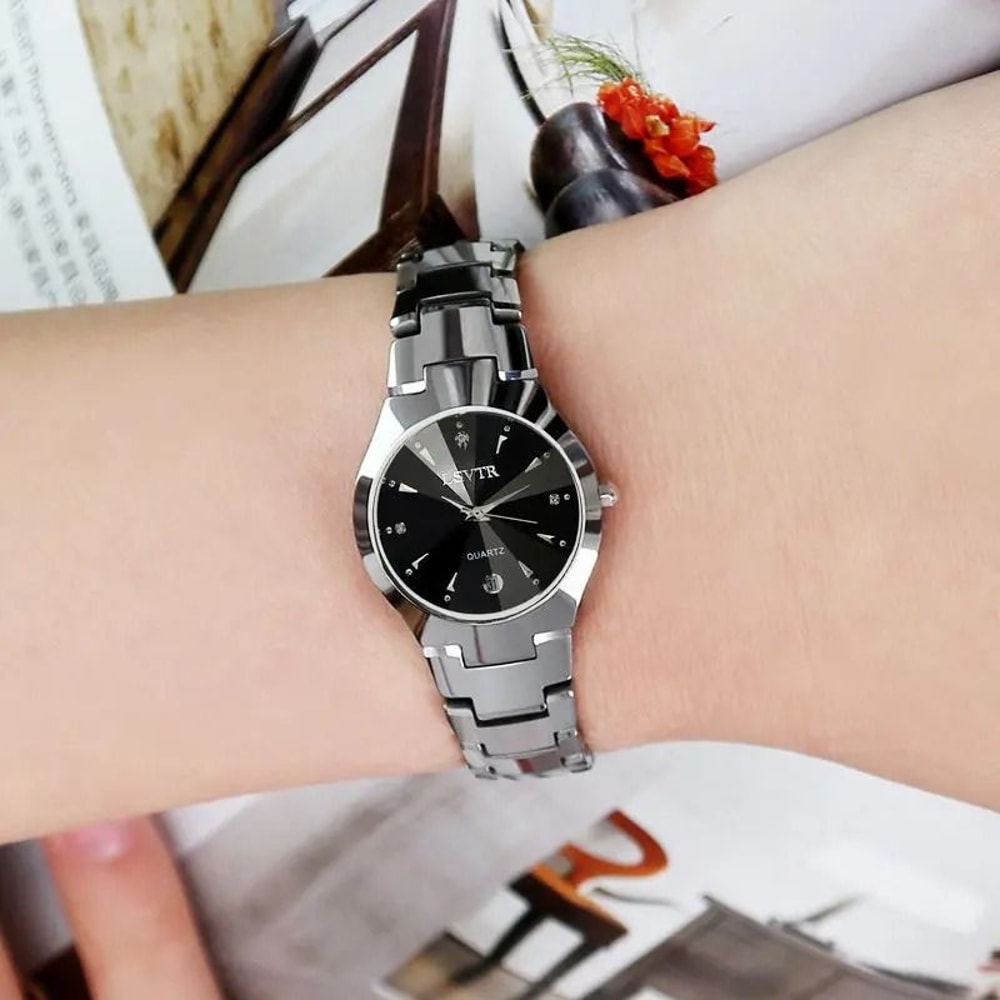 Stainless Steel Business Watch Luxury Waterproof Quartz Timepiece With Calendar For Men Women And 11