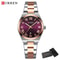 Stainless Steel Dress Watch Waterproof Analog Bracelet Watch With Date For Women 9