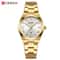 Stainless Steel Dress Watch Waterproof Analog Bracelet Watch With Date For Women 13