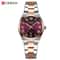Stainless Steel Dress Watch Waterproof Analog Bracelet Watch With Date For Women 8