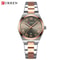 Stainless Steel Dress Watch Waterproof Analog Bracelet Watch With Date For Women 16