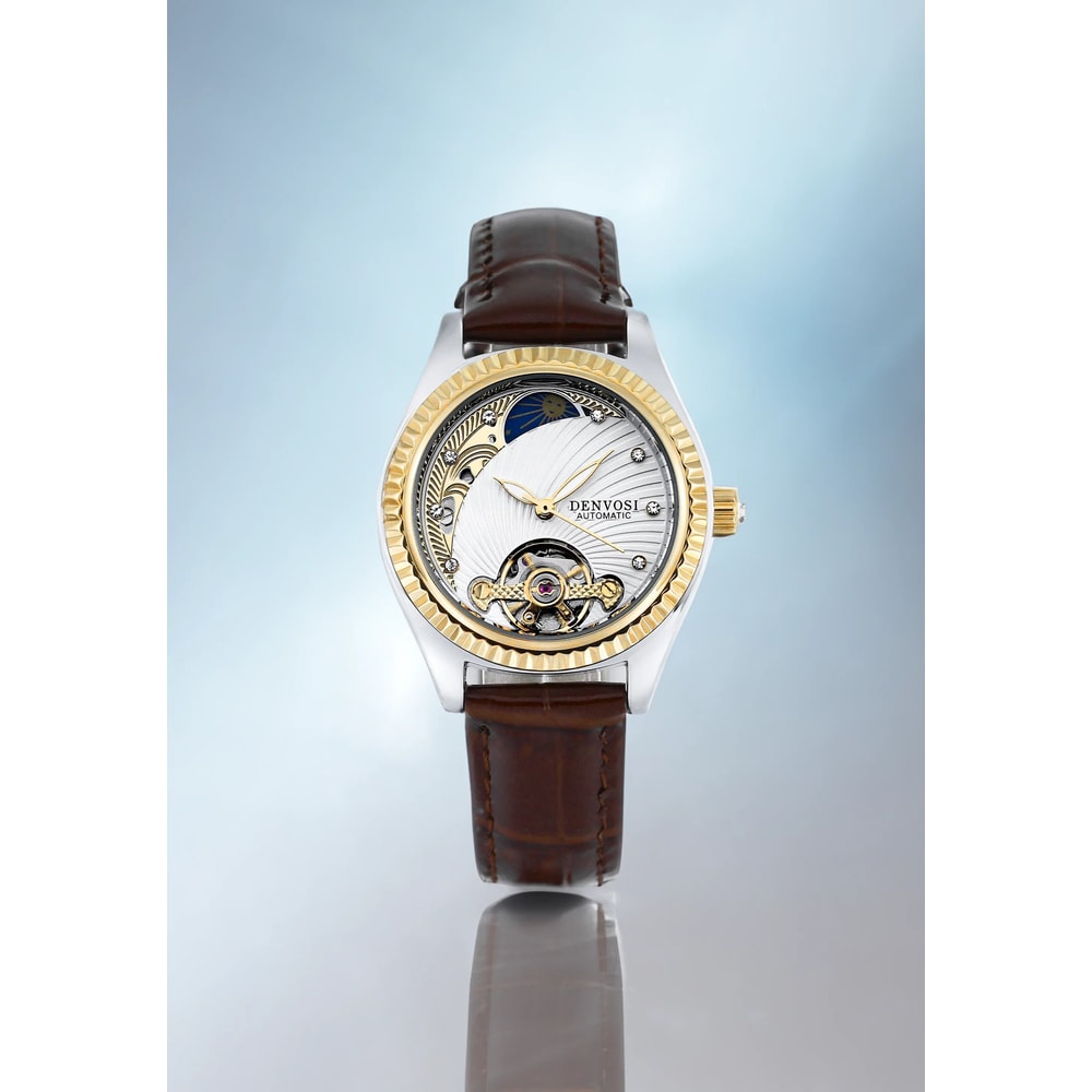 Luxury Double Hollow Flywheel Automatic Mechanical Watch 2